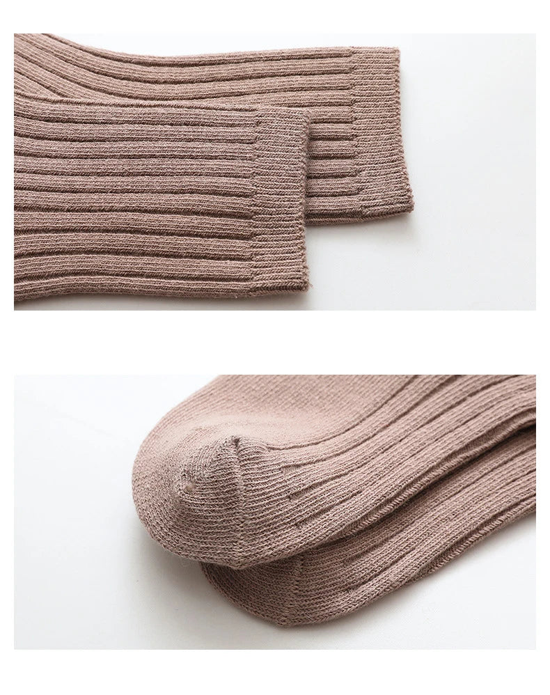 5Pairs Baby Socks Newborn Baby Boy Socks 0-1-3-8Y Kids Pure Cotton Spring Autumn Fadeless Soft Children's Socks for Girls