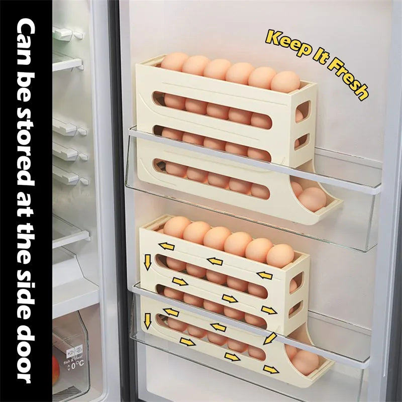 Automatic rolling Egg Storage