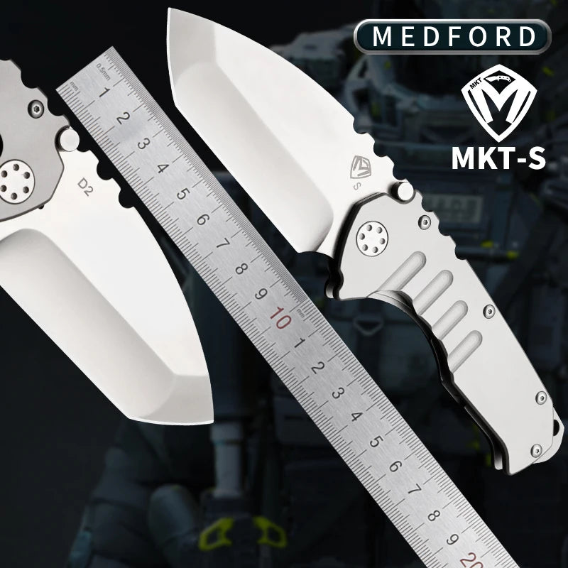 MKT-D2 Steel Heavy duty folding. Emergency rescue tool, Camping, hunting, Outdoor, Tactical knife