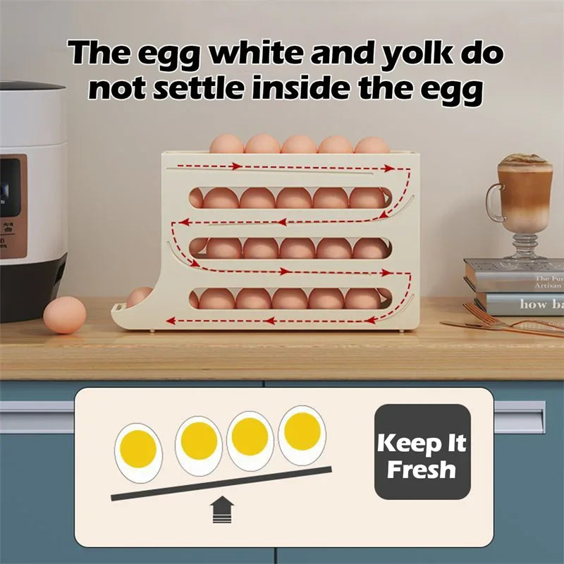 Automatic rolling Egg Storage